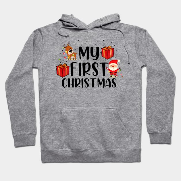 My First Christmas Sweater Hoodie by KsuAnn